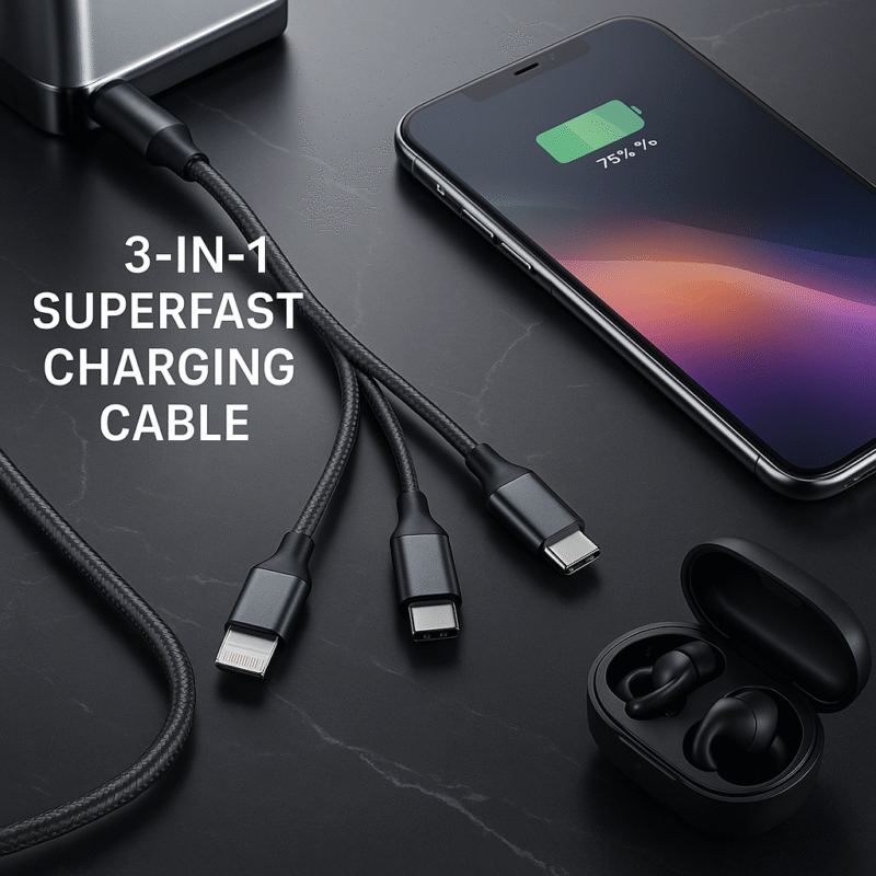 3 in 1 Superfast Charging - Cable